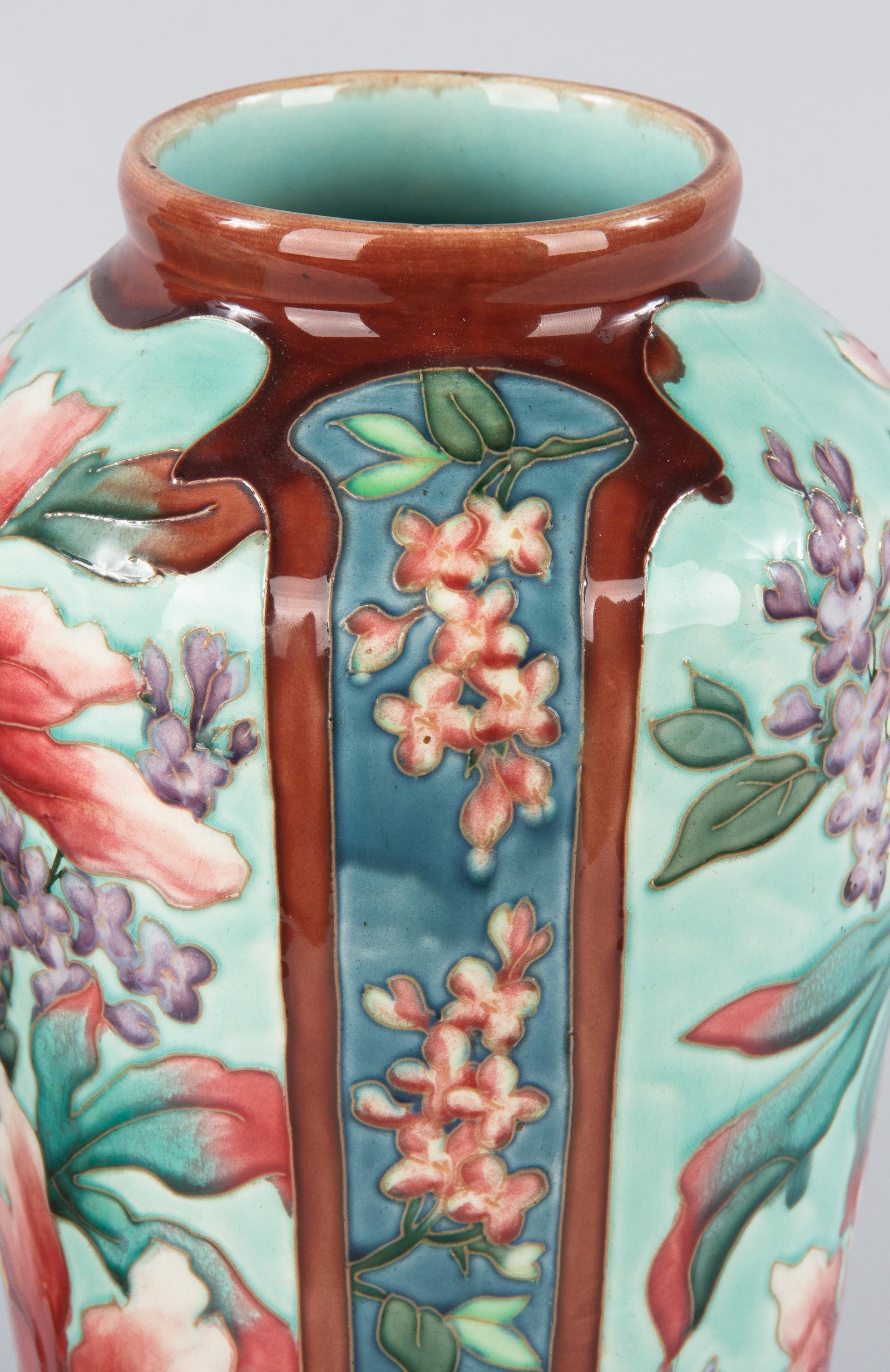 Pair of Longchamp Majolica Ceramic Vases, 1900s 8