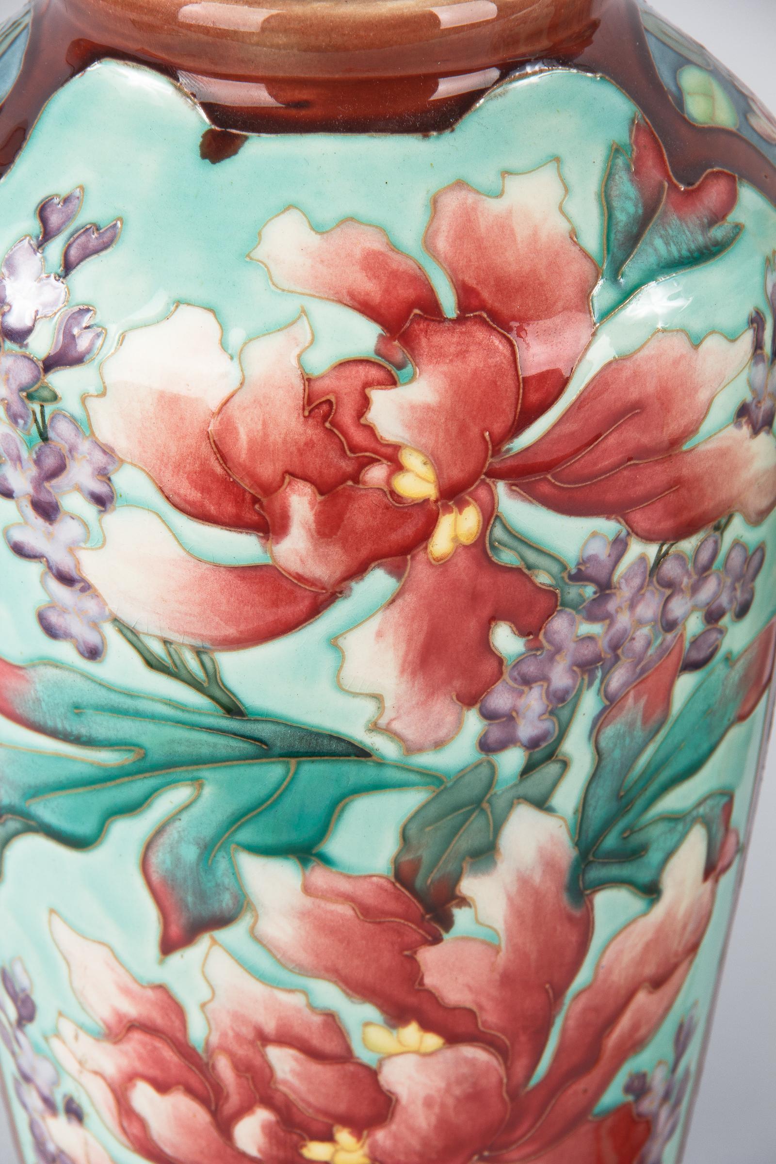 Pair of Longchamp Majolica Ceramic Vases, 1900s In Good Condition In Austin, TX