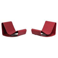 Paire de fauteuils "Loop Chair" de Willy Guhl, design suisse vintage, G212