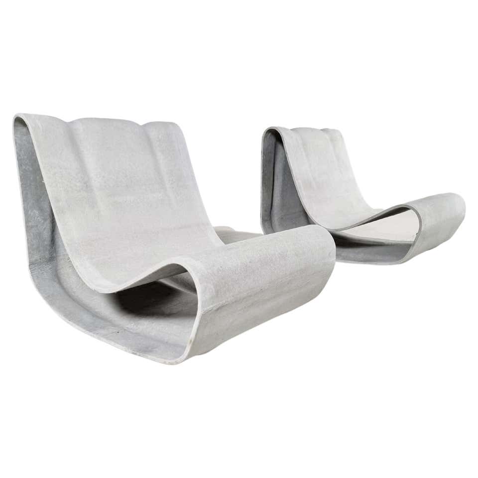 Vintage Concrete Outdoor Rocking