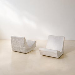Pair of "Loop Chairs" by Willy Guhl, Produced by Eternit Brazil, 1960s