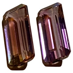 Pair of Loose Matching Pink Natural Tourmalines, Baguette Cut, 5.00ct (in total)