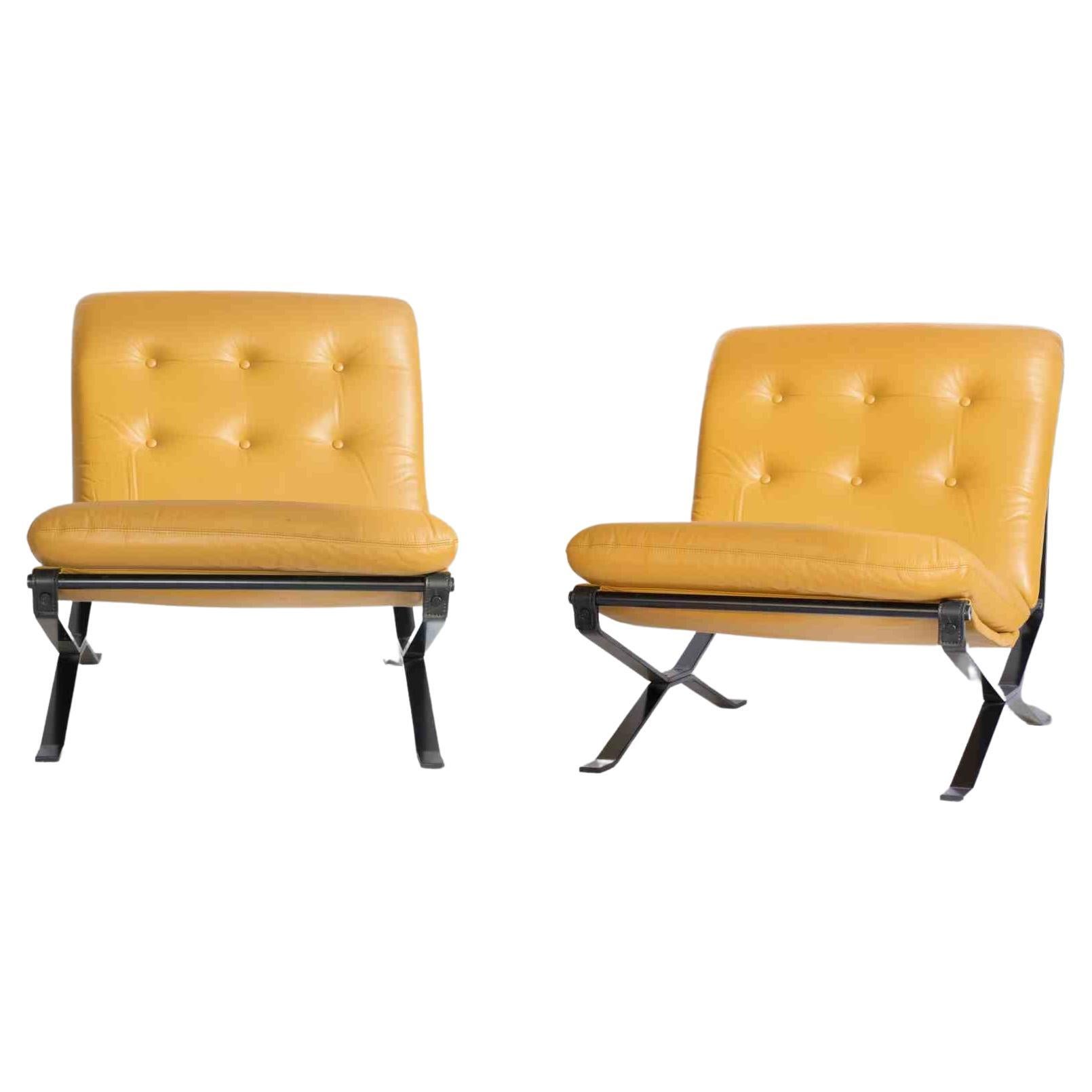 Paire de fauteuils Lotus par Ico et Luisa Parisi, Milieu du 20ème siècle en vente