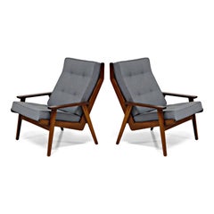 Pair of Lotus Chairs by Robert Parry for Gelderland, Denmark 1950s, Restored