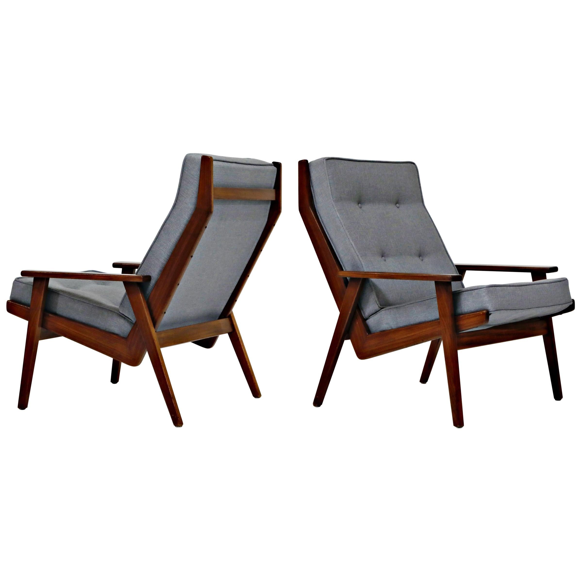 Pair of Lotus Chairs by Robert Parry for Gelderland, Denmark 1950s, Restored