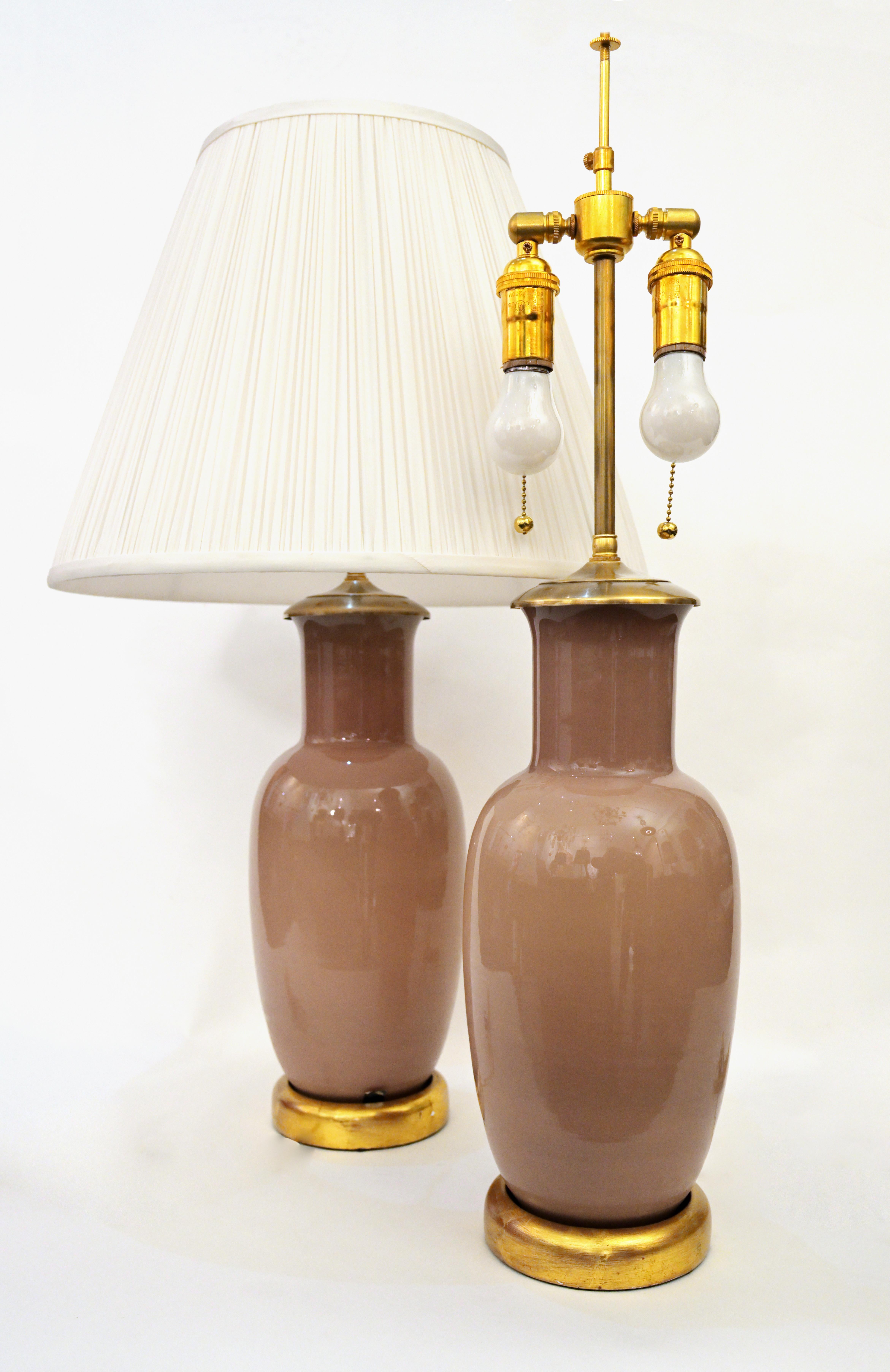 Pair of Lotus Murano Glass Table Lamps by David Duncan Studio In Excellent Condition For Sale In New York, NY