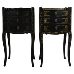 Pair of Louis 15th Style Nightstands / End Tables