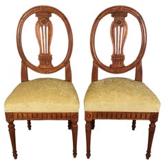 Antique Pair of Louis XVI Chairs, Germany 1780