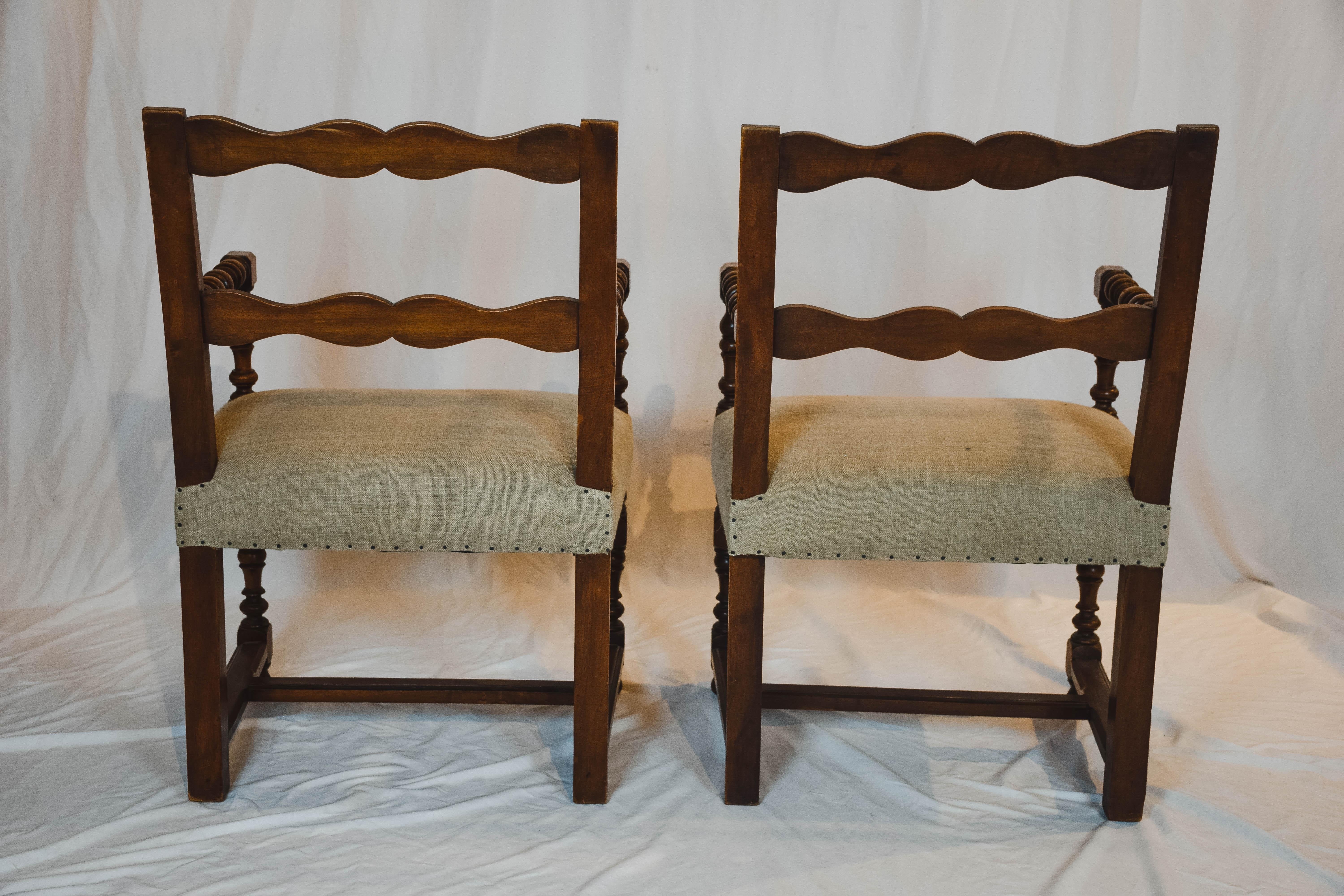 Pair of Napoleon III Chairs In Good Condition In Houston, TX