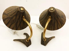 Pair of Louis Kalff Crane Feet Table Lamp for Philips