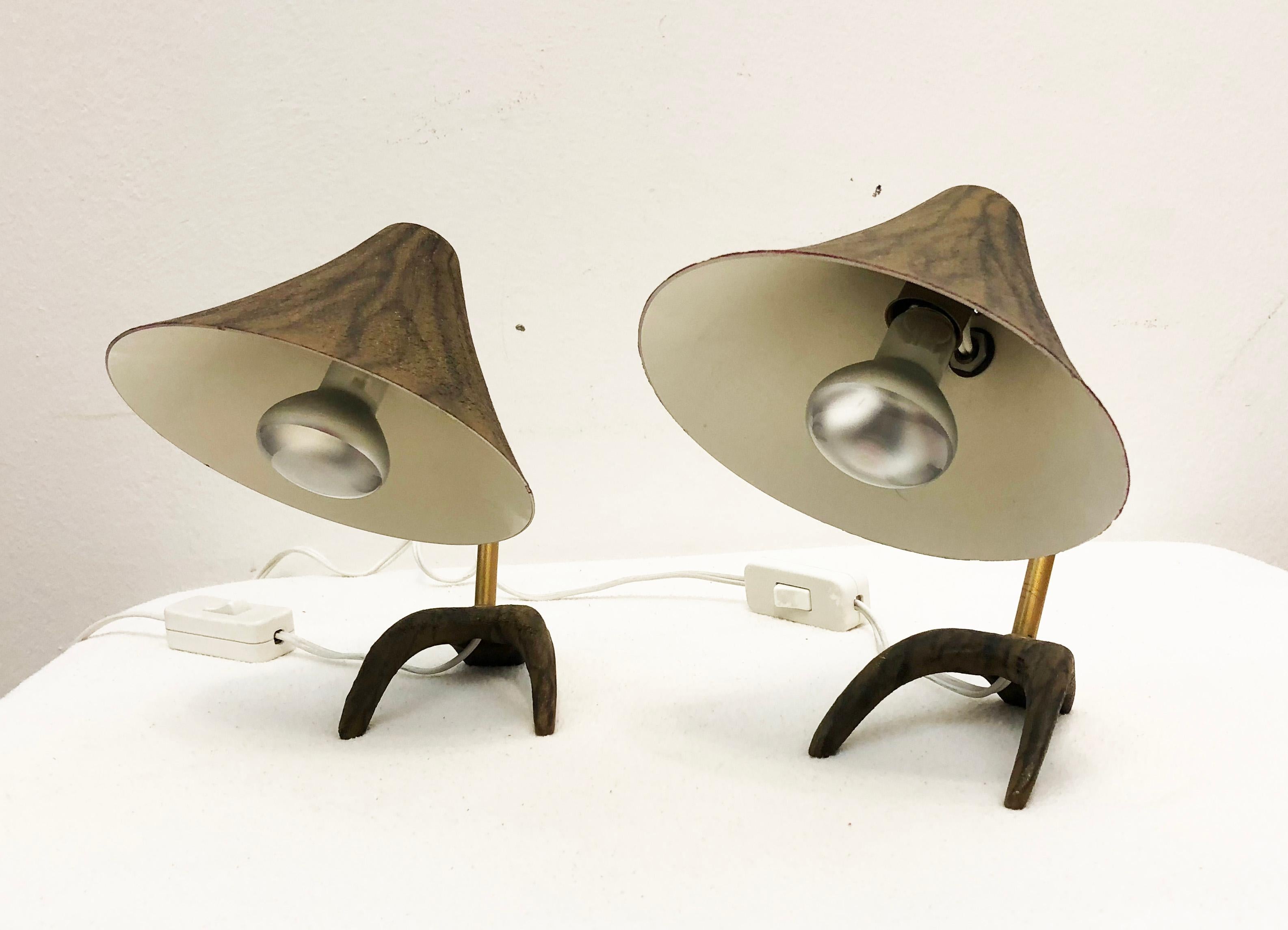 Pair of Louis Kalff Crane Feet Table Lamp for Philips In Excellent Condition For Sale In Vienna, AT