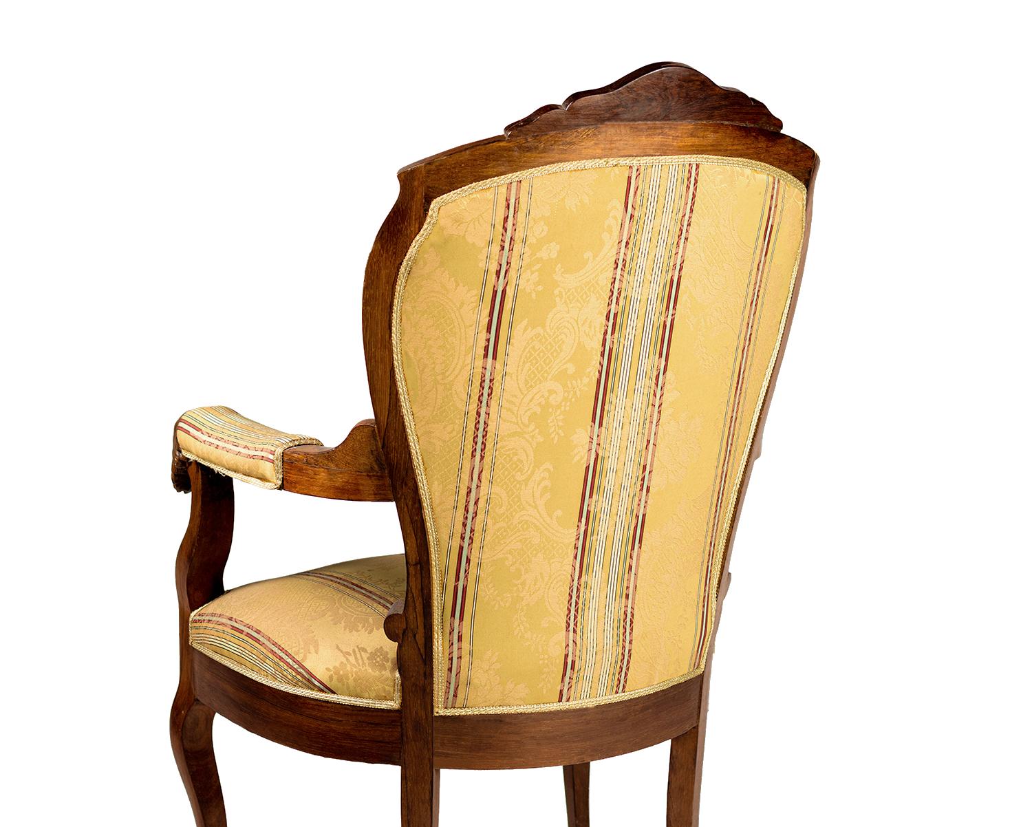 Pair of Louis Philippe Armchairs, 19th Century For Sale 2