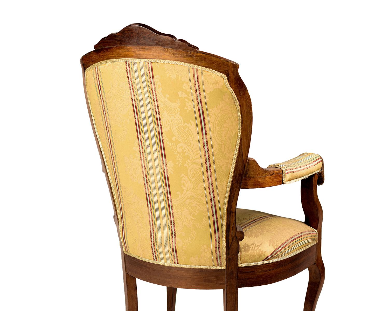 Pair of Louis Philippe Armchairs, 19th Century For Sale 3