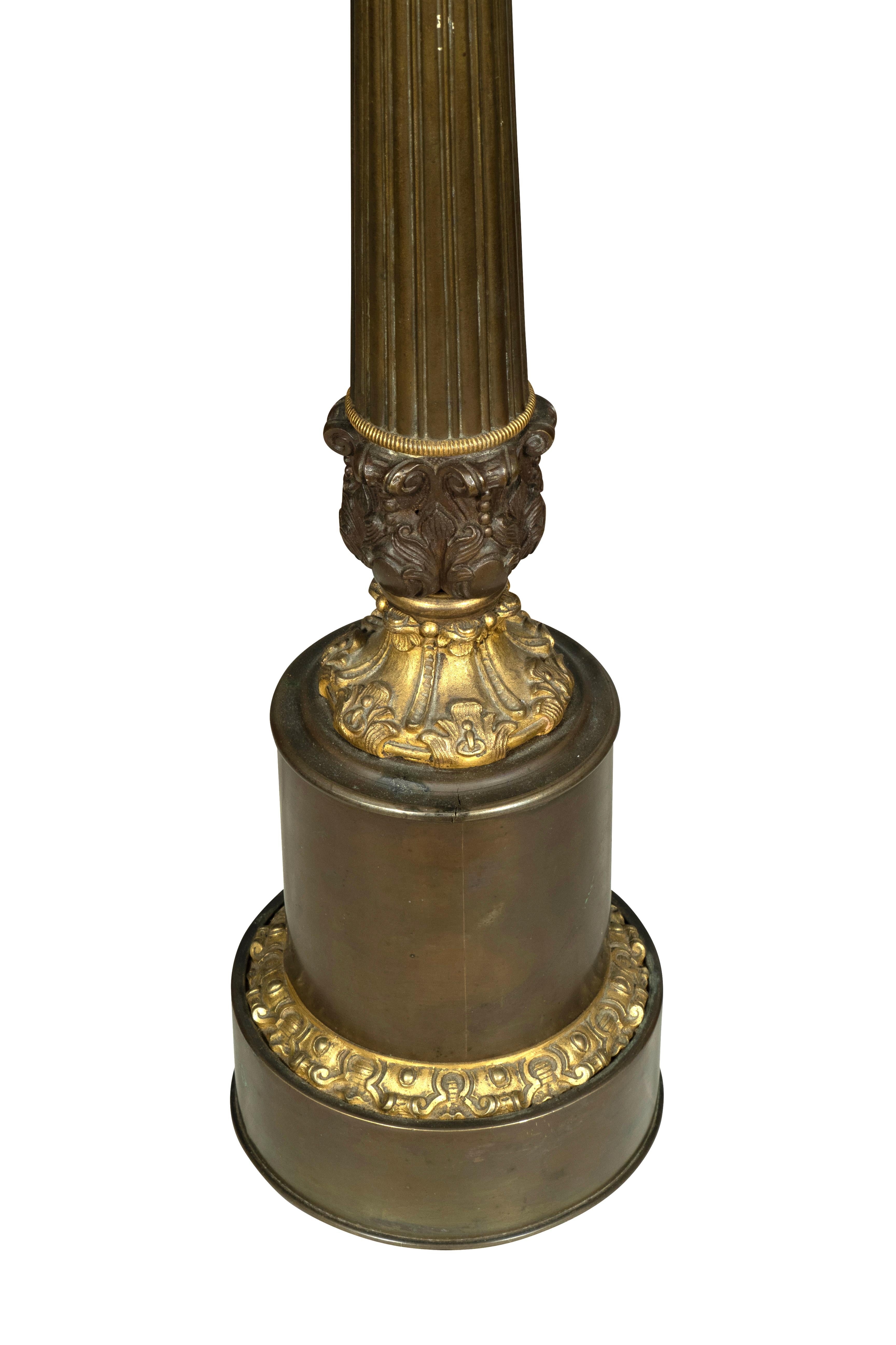 Paire de lampes de table Louis Philippe en bronze en vente 5
