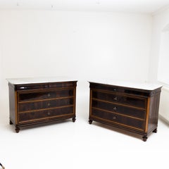Pair of Louis Philippe Chests of Drawers, Mid-19th Century