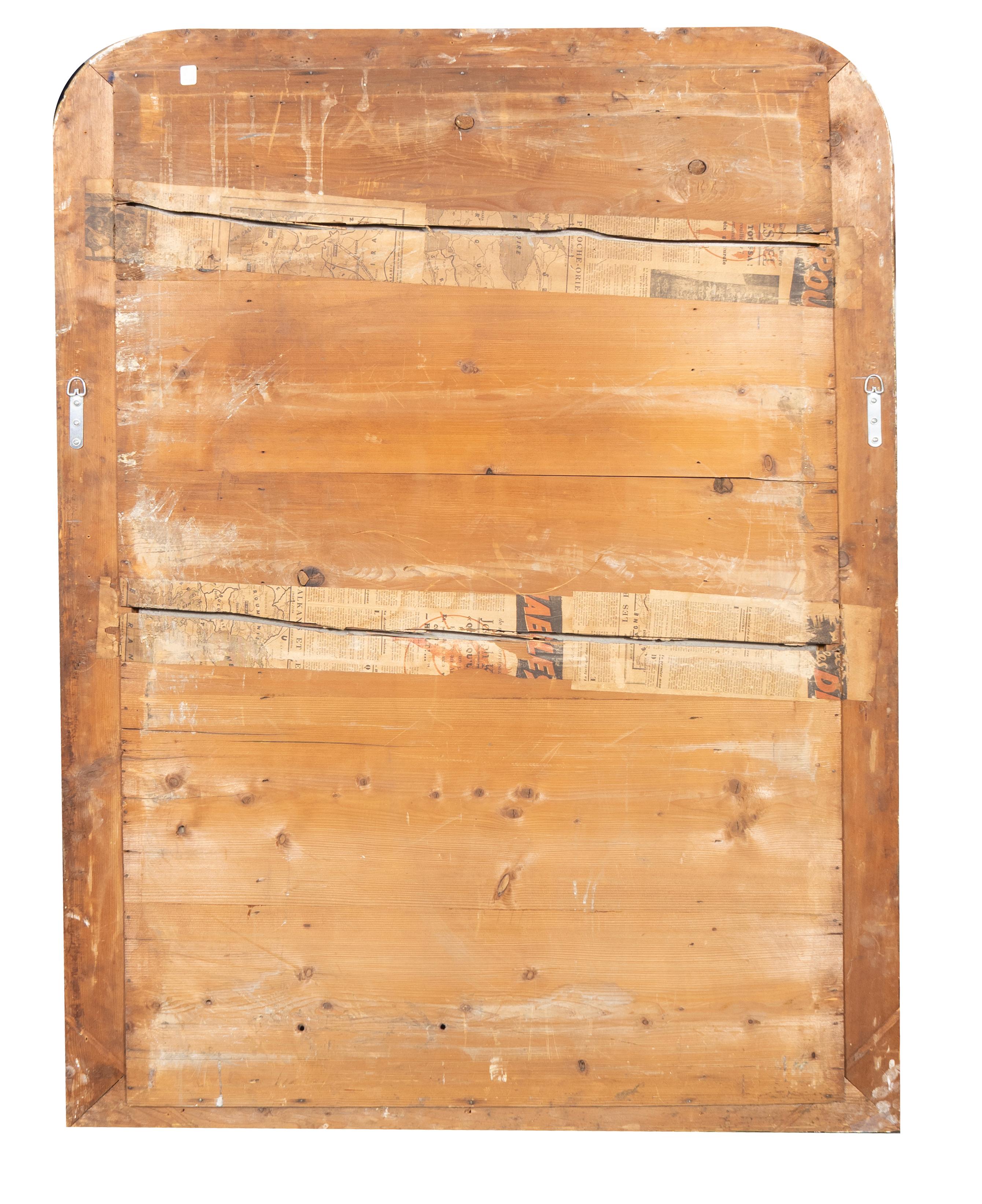 Coppia di specchi in legno dorato Louis Philippe in vendita 2