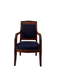Ein Paar Louis Philippe-Sessel aus Mahagoni