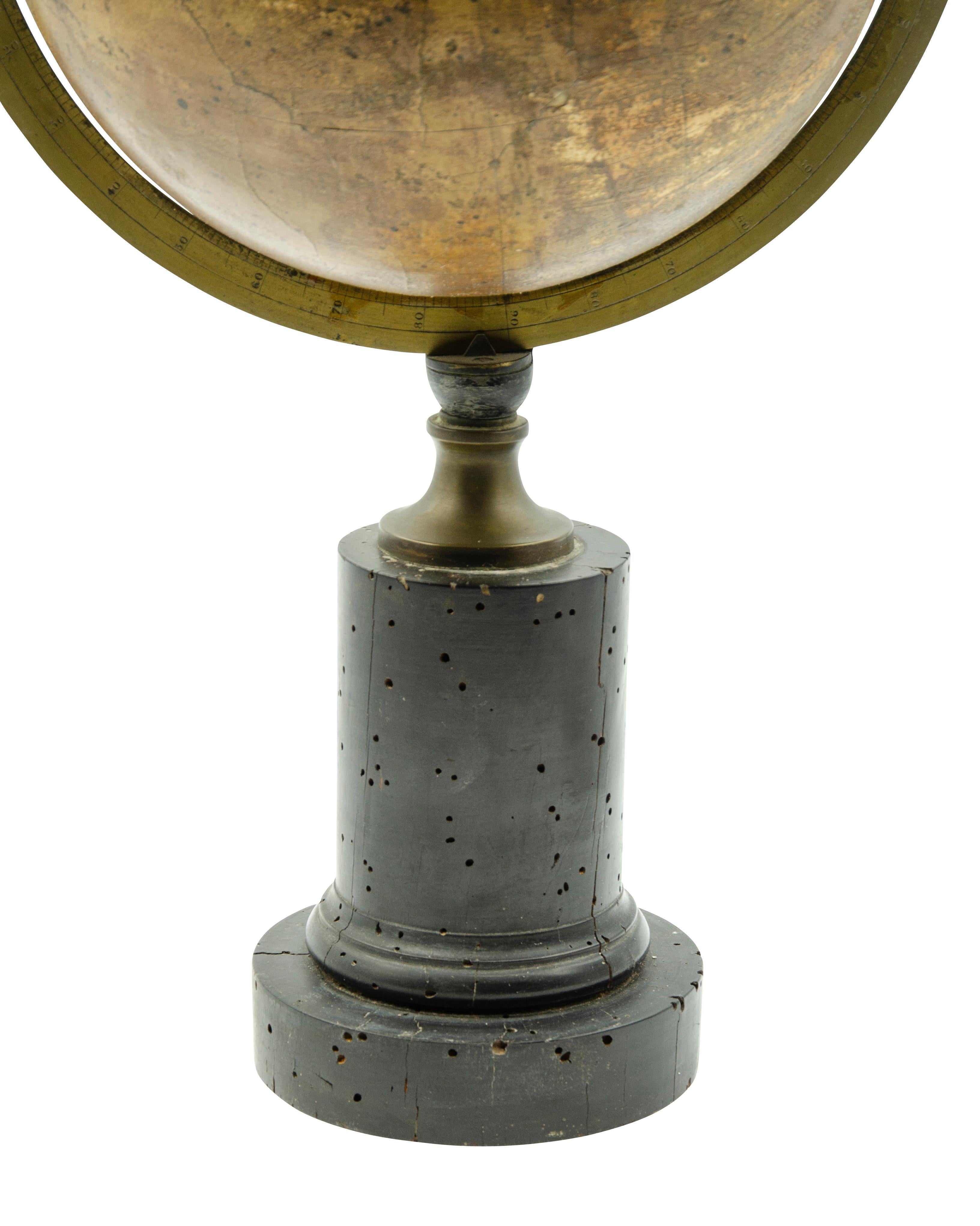 Pair of Louis Philippe Table Globes by Charles Dien, Paris 5