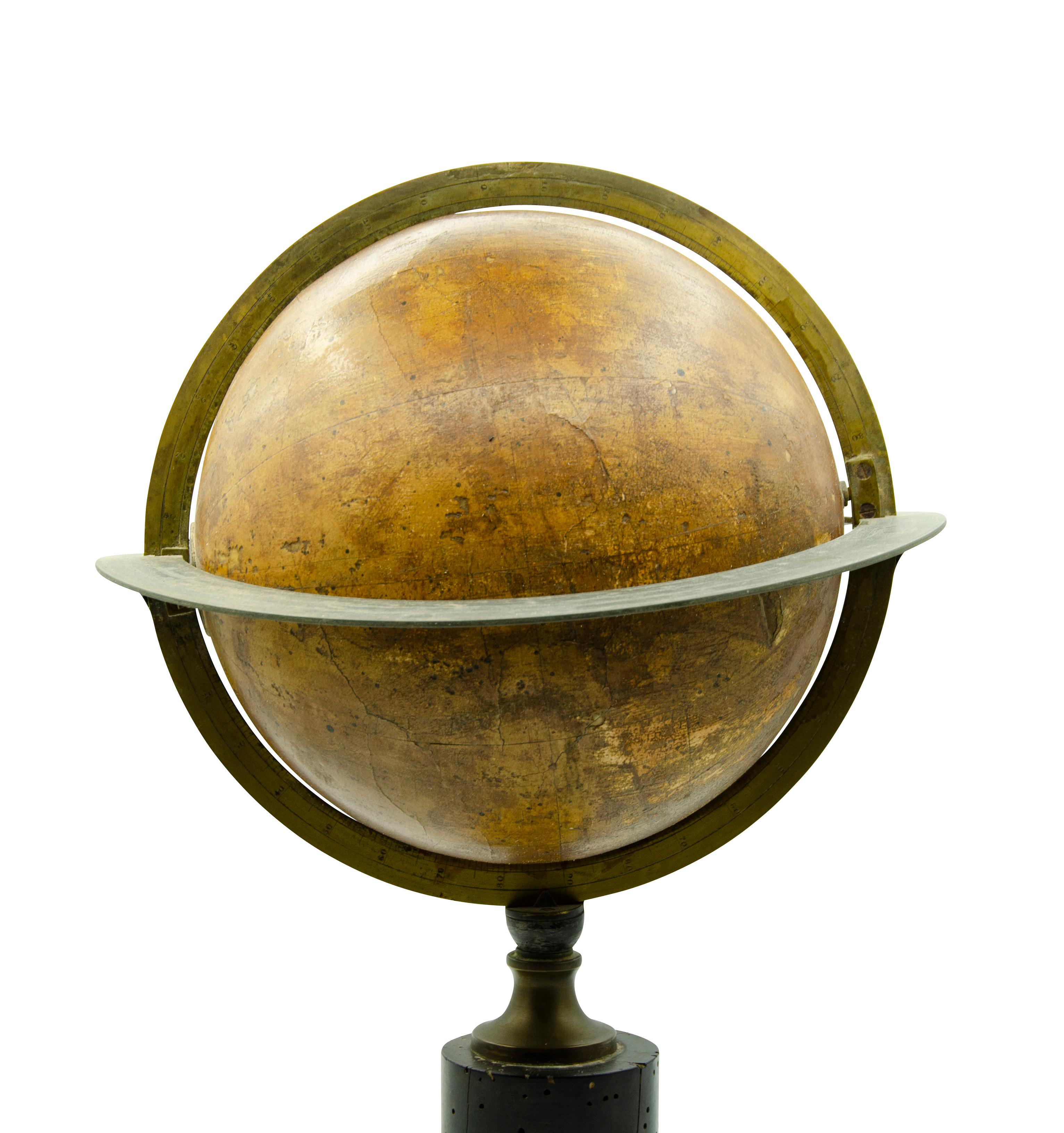 Pair of Louis Philippe Table Globes by Charles Dien, Paris 6