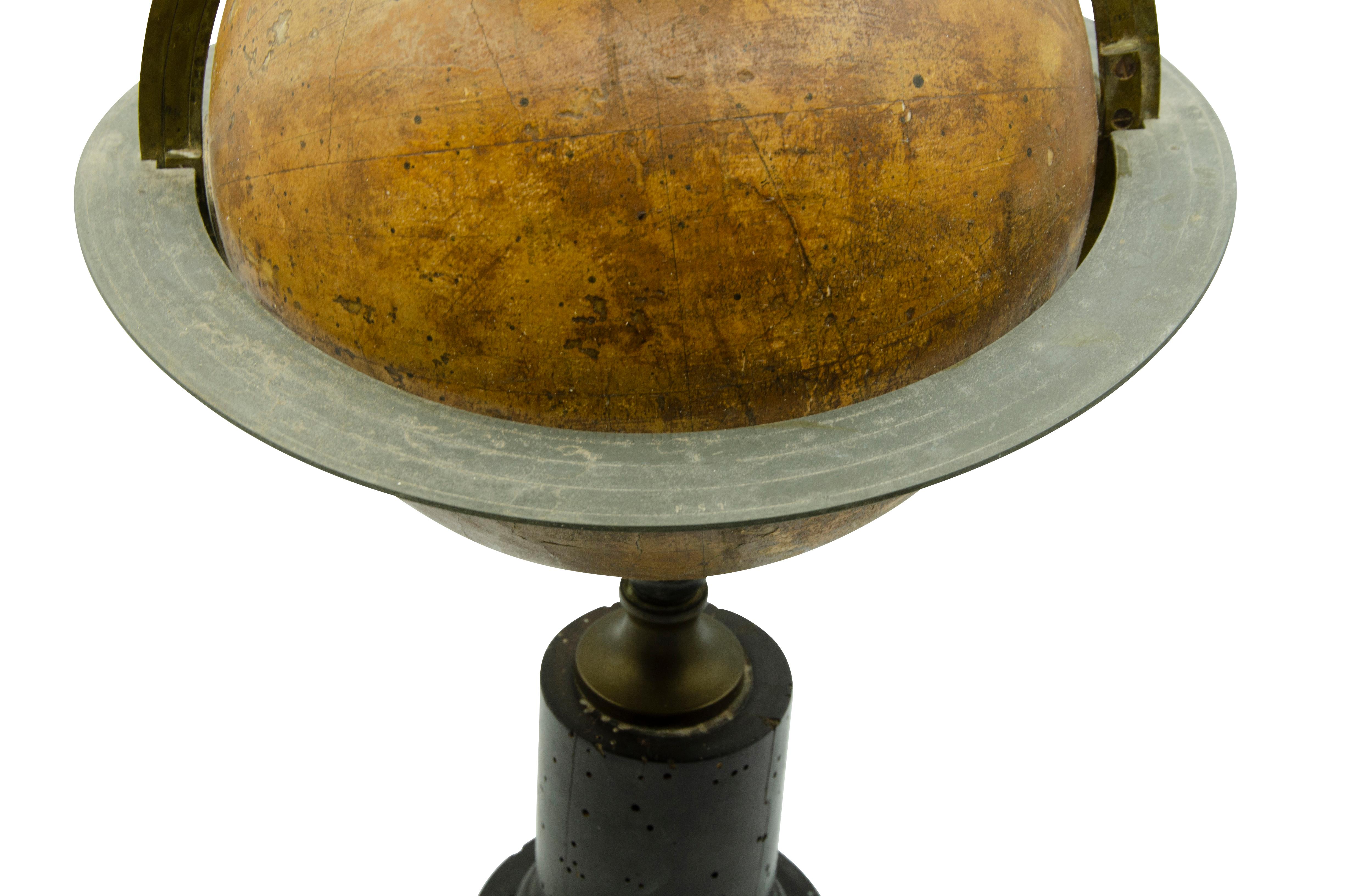 Pair of Louis Philippe Table Globes by Charles Dien, Paris 7
