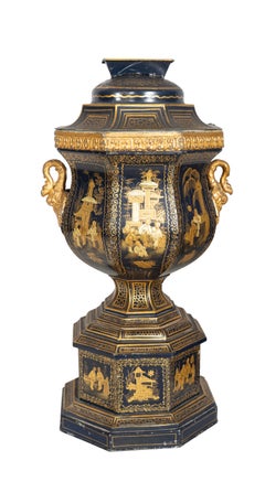 Pair Of Louis Philippe Tole Potpourri In The Chinese Export Style