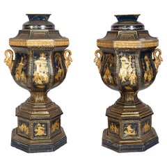 Pair Of Louis Philippe Tole Potpourri In The Chinese Export Style