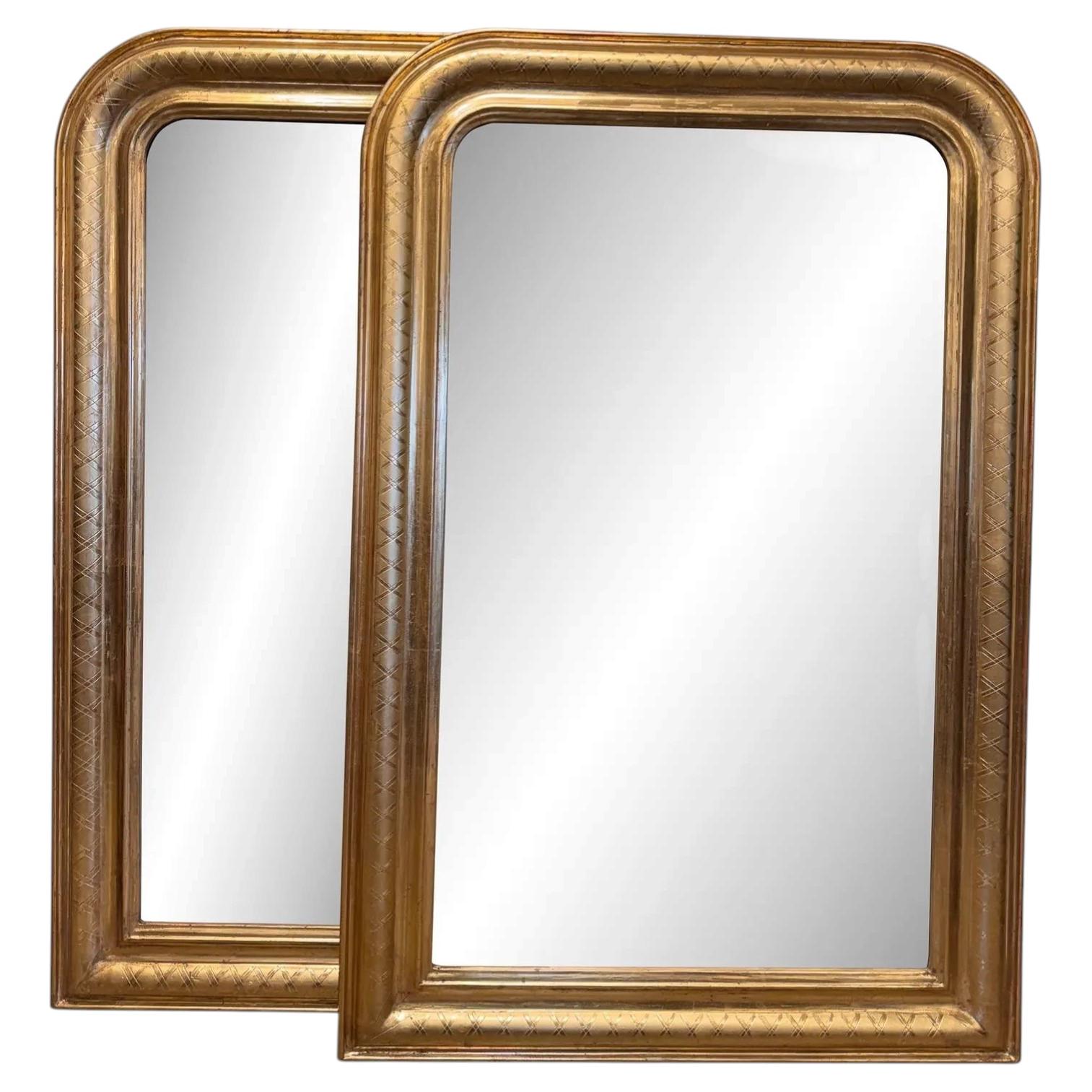 Pair of Louis Phillipe Mirrors