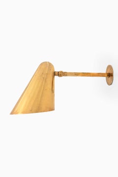 Pair of Louis Poulsen Brass Wall Lamps, 1950s
