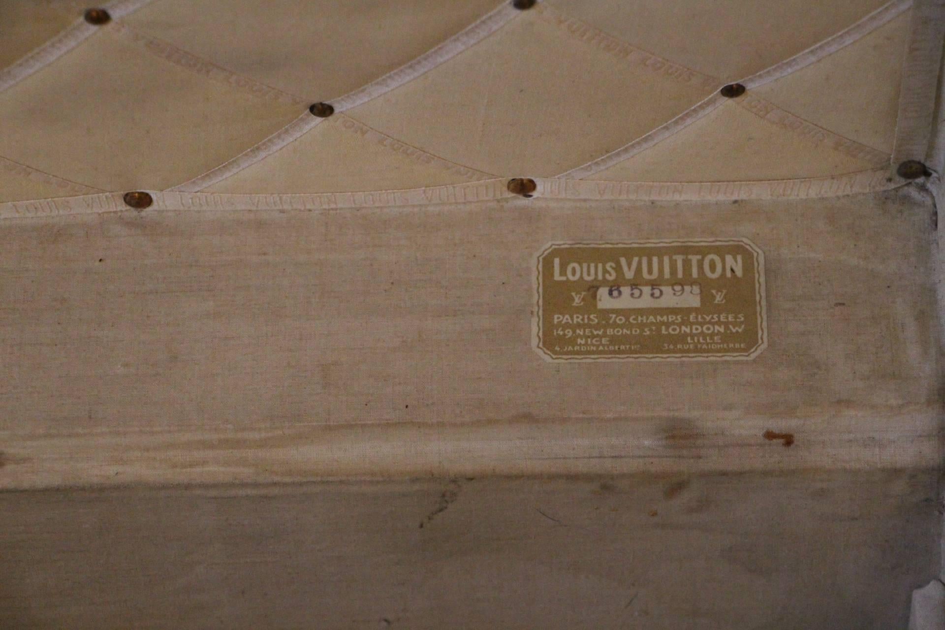 Pair of Louis Vuitton Monogram Steamer Trunks, Malles Louis Vuitton 7