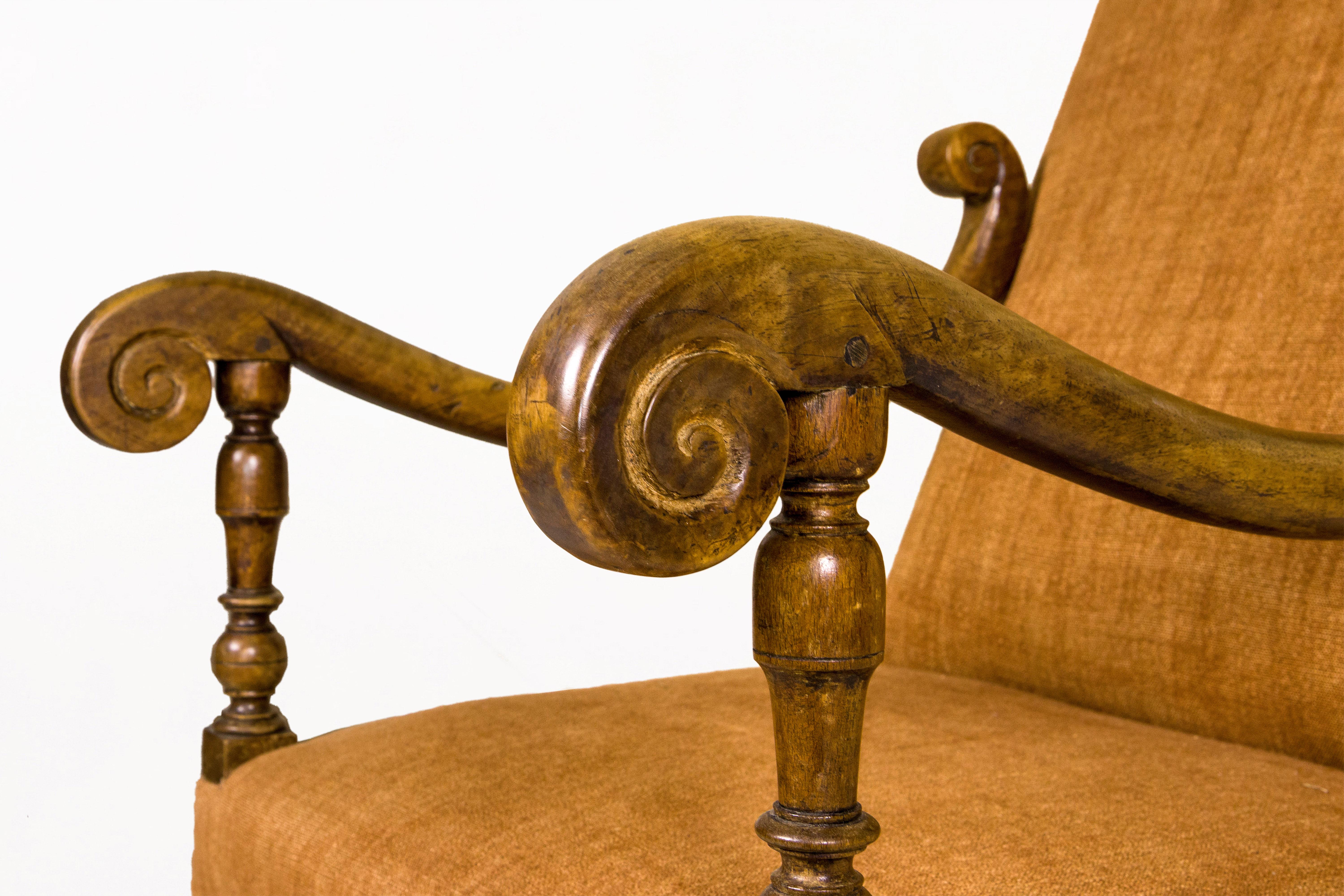 Paire de fauteuils Louis XIII, vers le XVIIe siècle, France en vente 1
