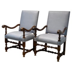 Pair of Louis XIII chairs