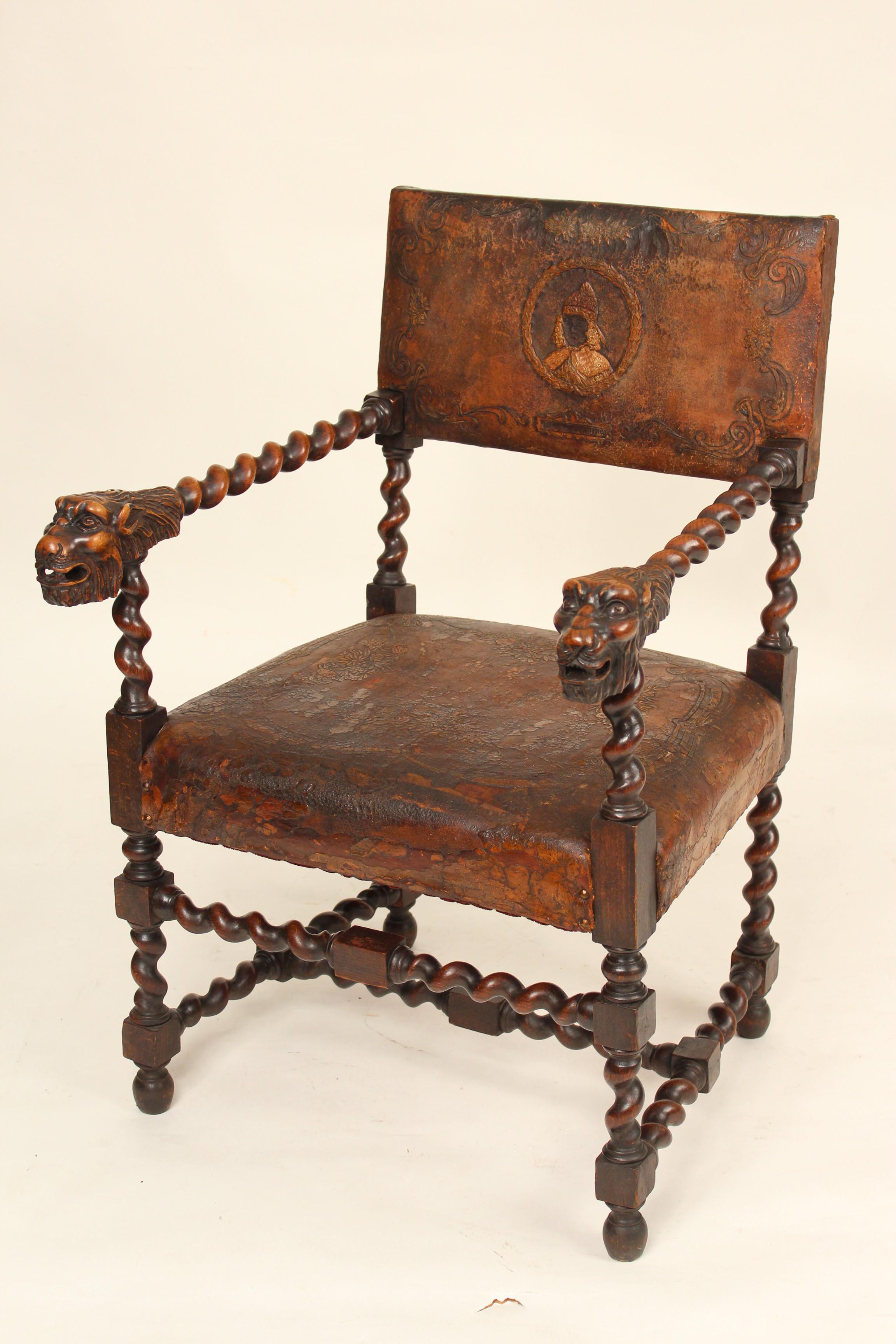 Ein Paar Sessel im Louis-XIII-Stil (Europäisch)
