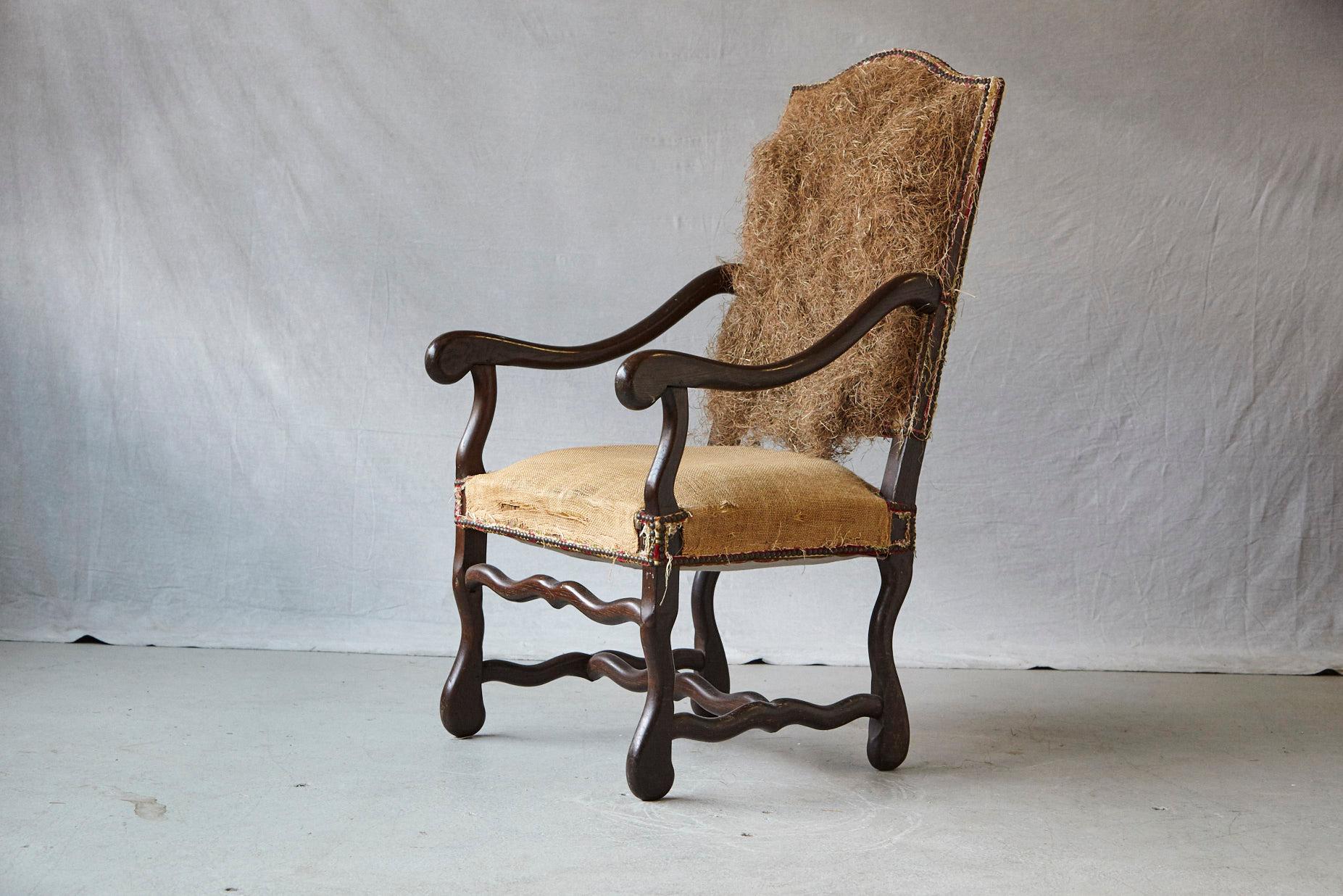 Pair of Louis XIV Style Os de Mouton Fauteuils Styled by Michael Trapp 3
