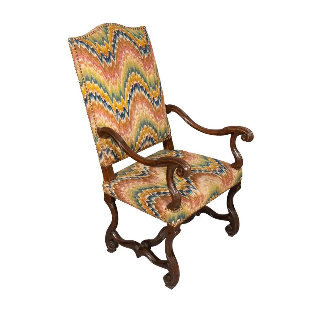 Pareja de sillones Luis XIV de nogal en venta 2
