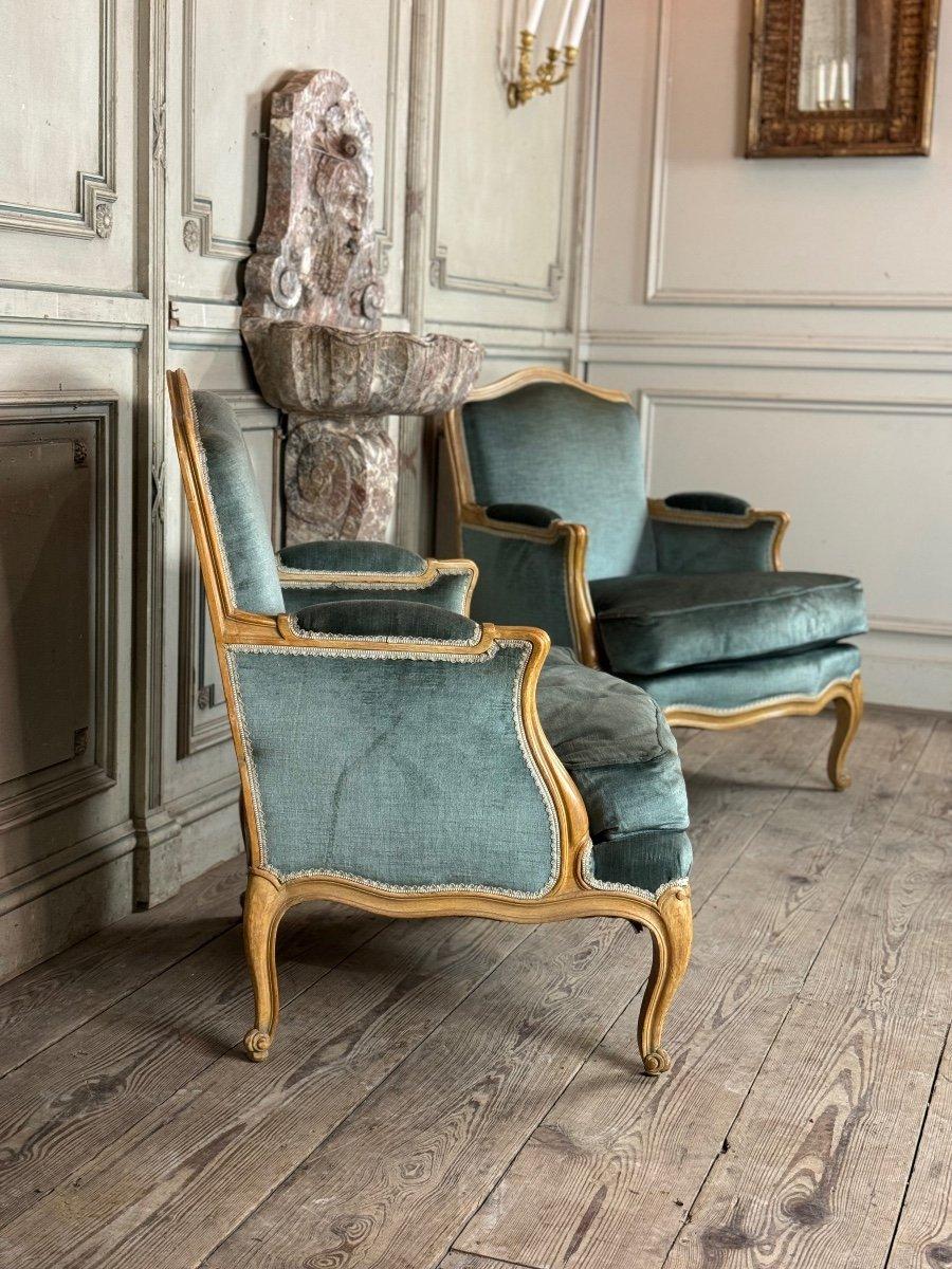 Pair Of Louis XV Armchairs For Sale 2