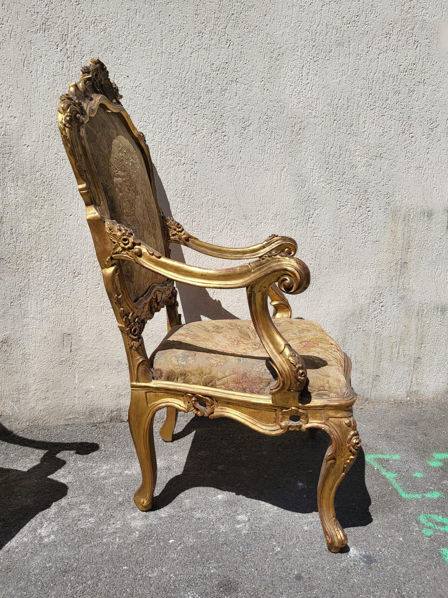 Paar Louis XV.-Sessel, Venedig, spätes 19. und frühes 20. Jahrhundert (Italienisch) im Angebot