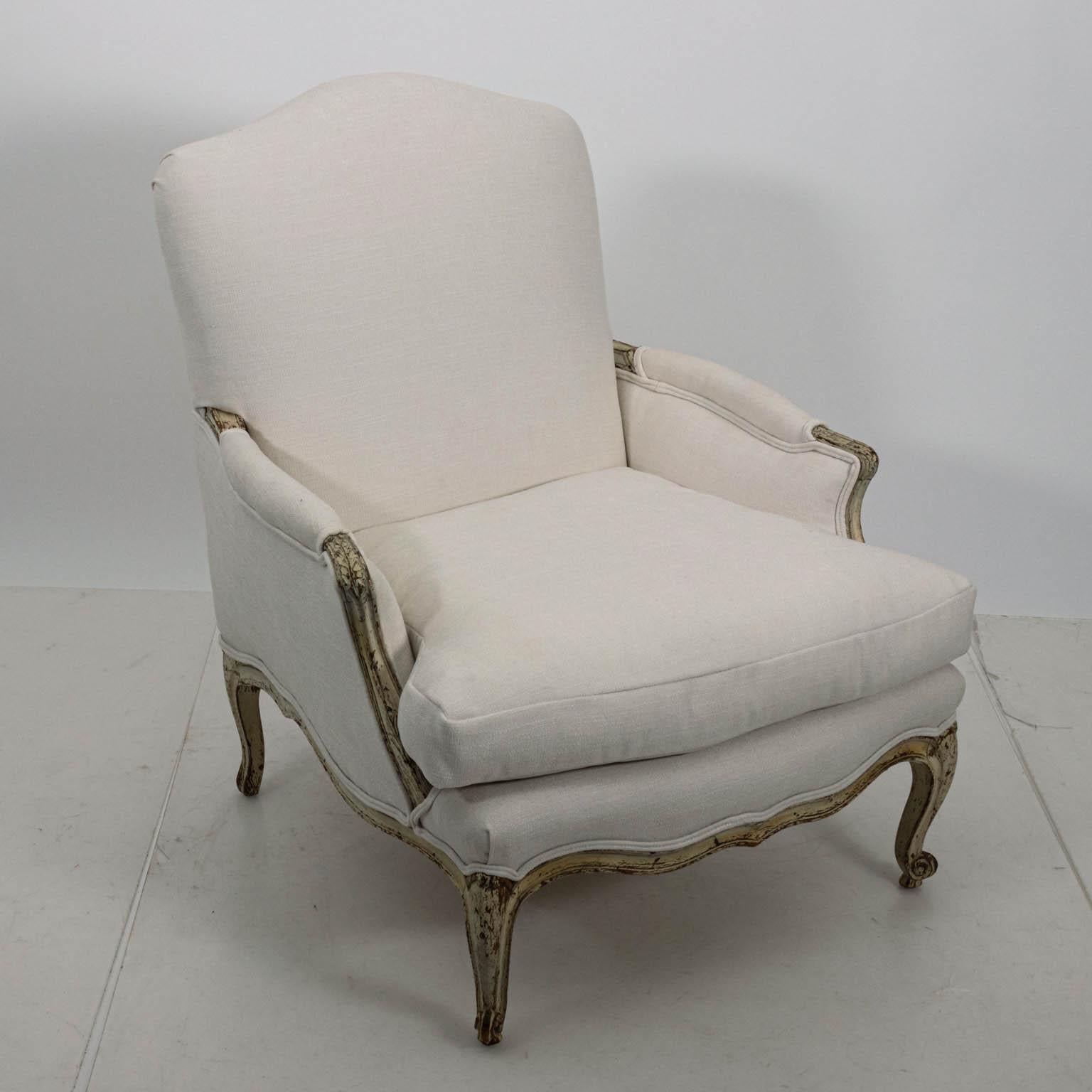 Upholstery Pair of Louis XV Bergère Chairs