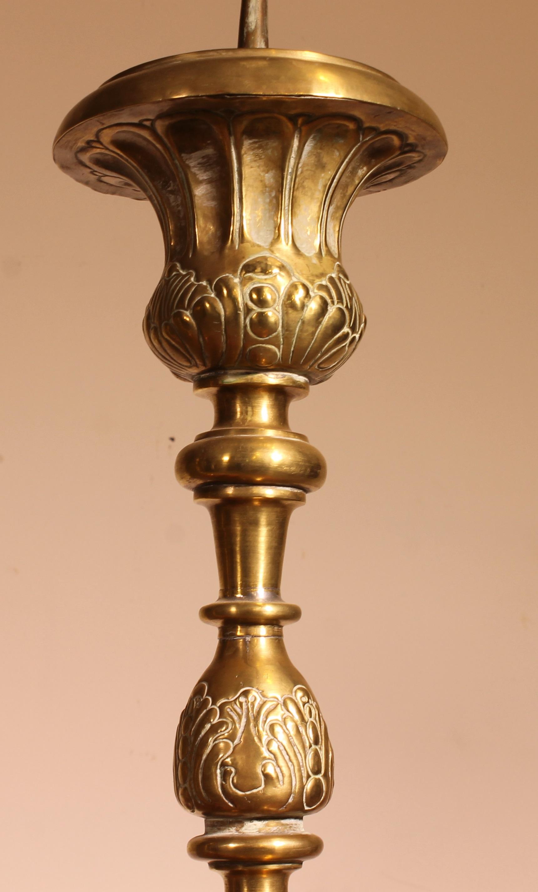 Pair of Louis XV Candlesticks, 18th Century For Sale 4