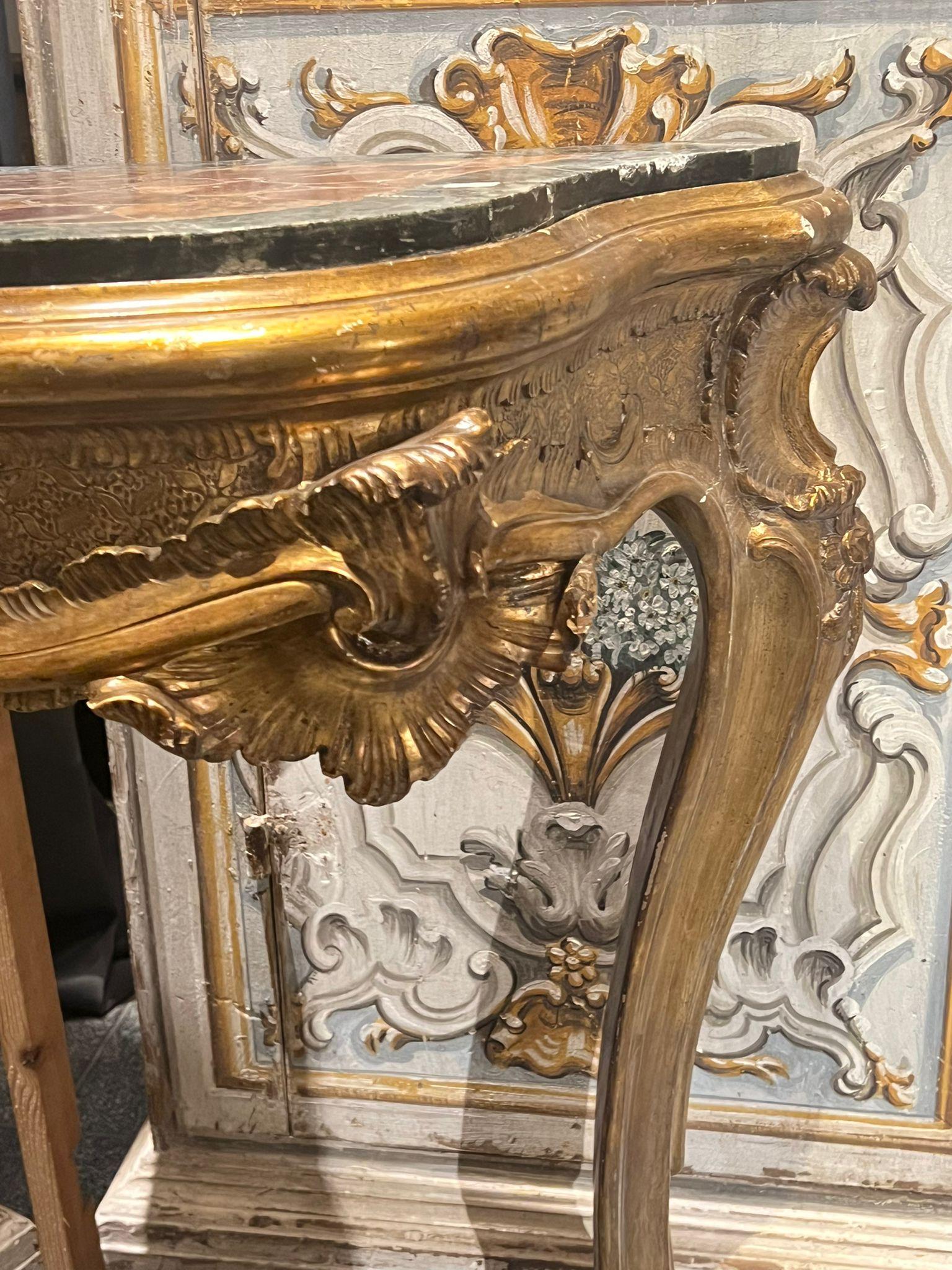 Pair of Louis XV Consoles For Sale 6