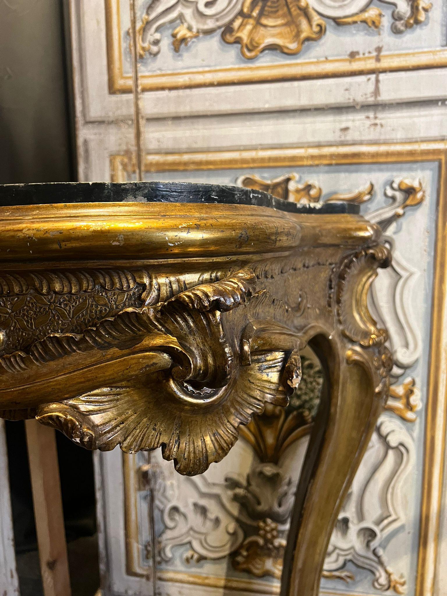 Pair of Louis XV Consoles For Sale 1