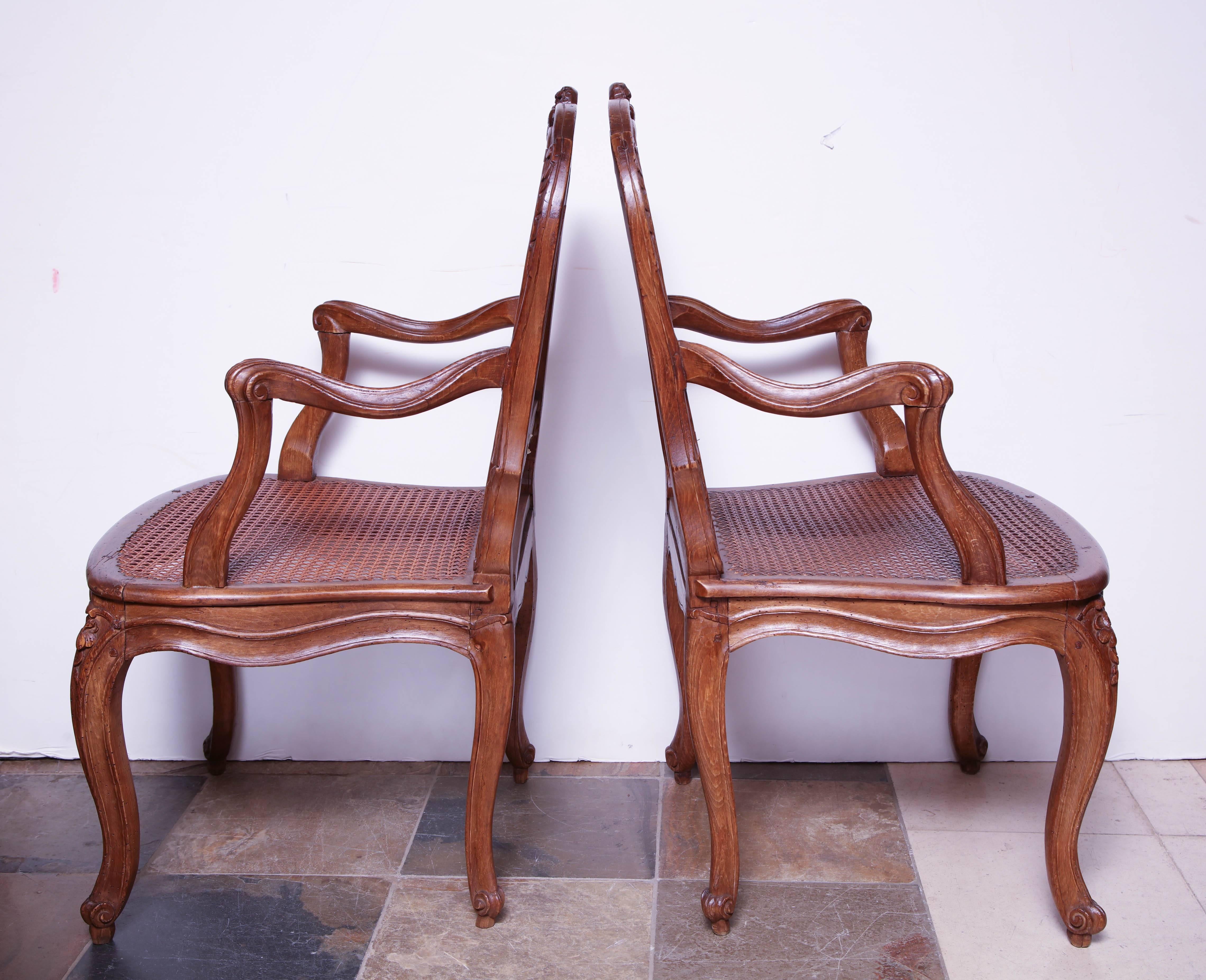 Pair of Louis XV Fauteuil's 2