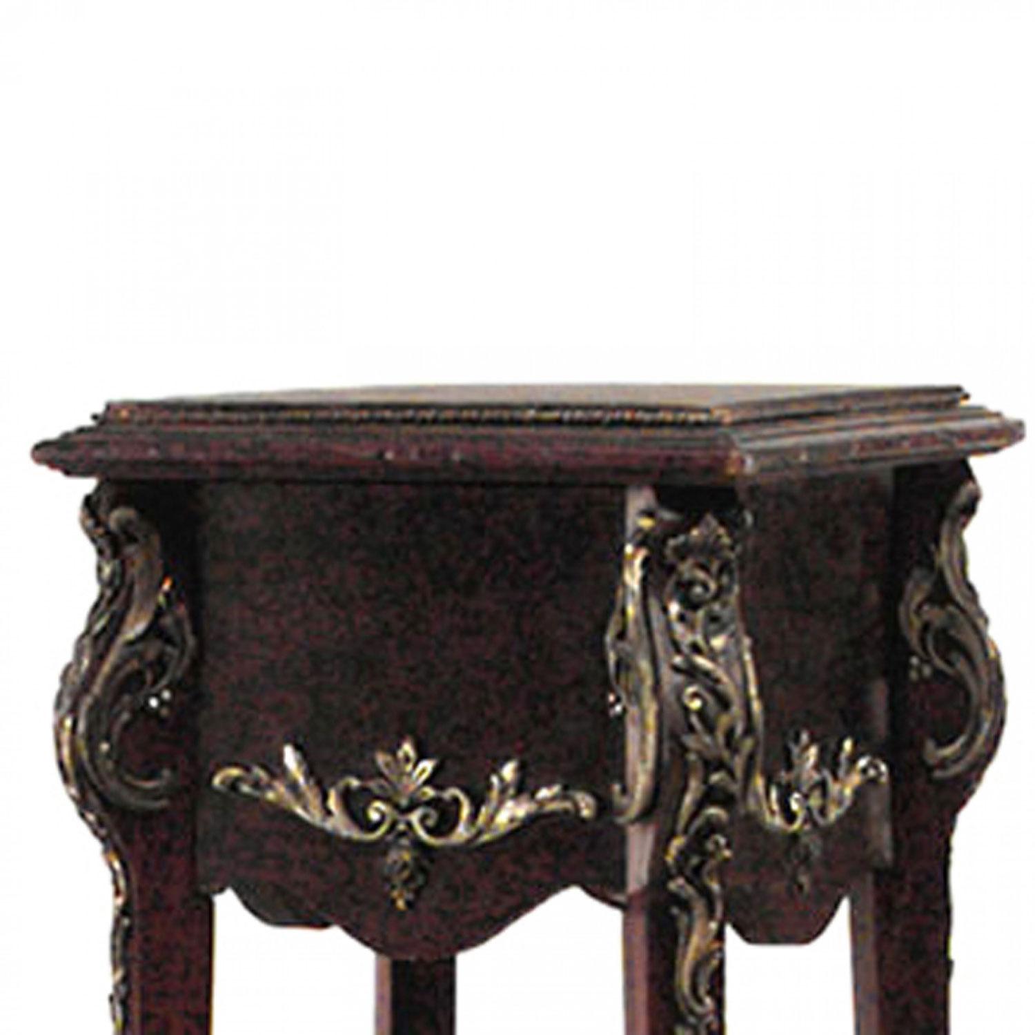 XIX secolo Coppia di piedistalli in mogano Luigi XV in vendita