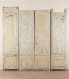 Pair of Louis XV Period Doors with Boiserie Panels