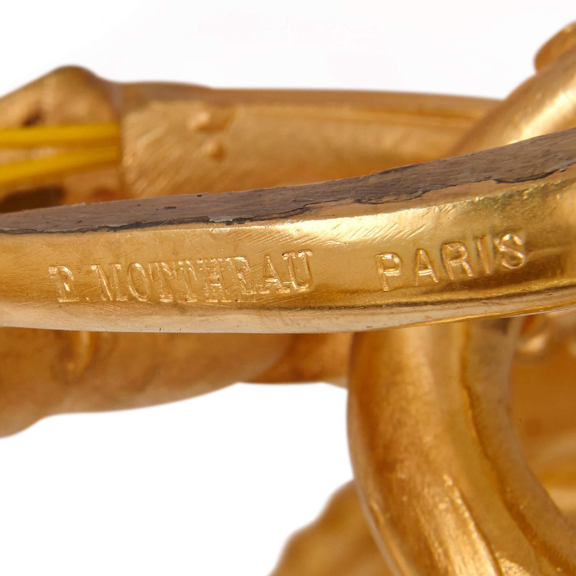 Pareja de Apliques de Bronce Dorado Estilo Rococó Luis XV en venta 3