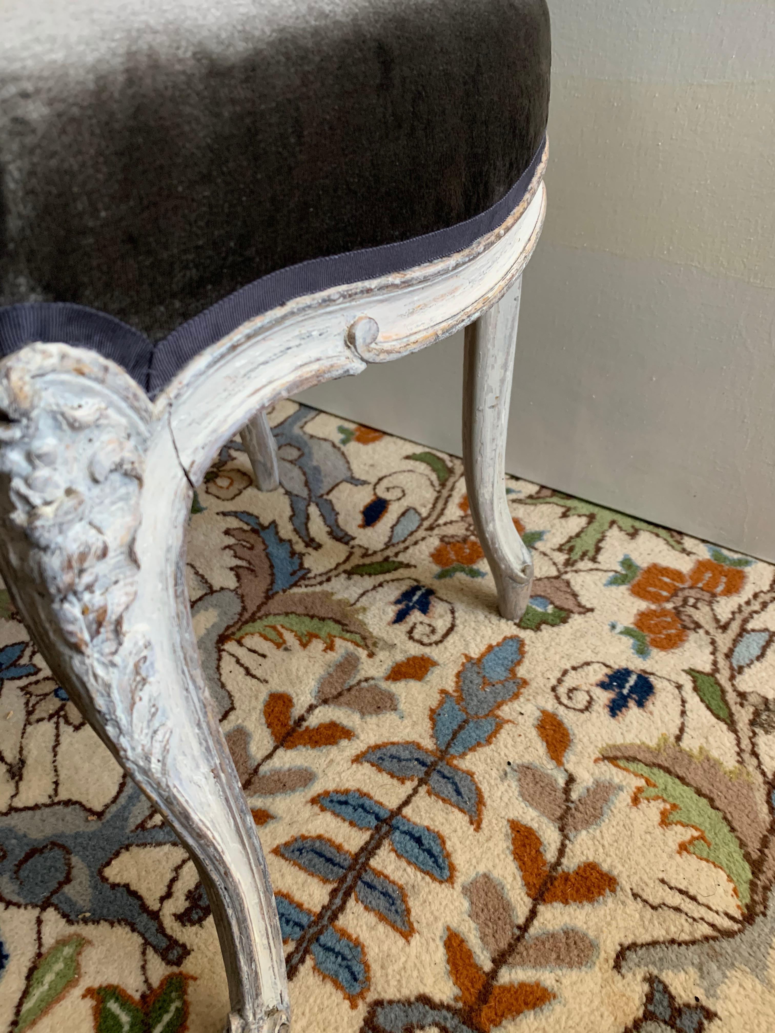 Pair of Louis XV Side Chairs, circa 1800 1