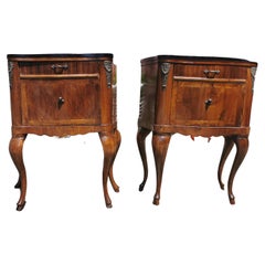Pair of Louis XV style Side commodes 