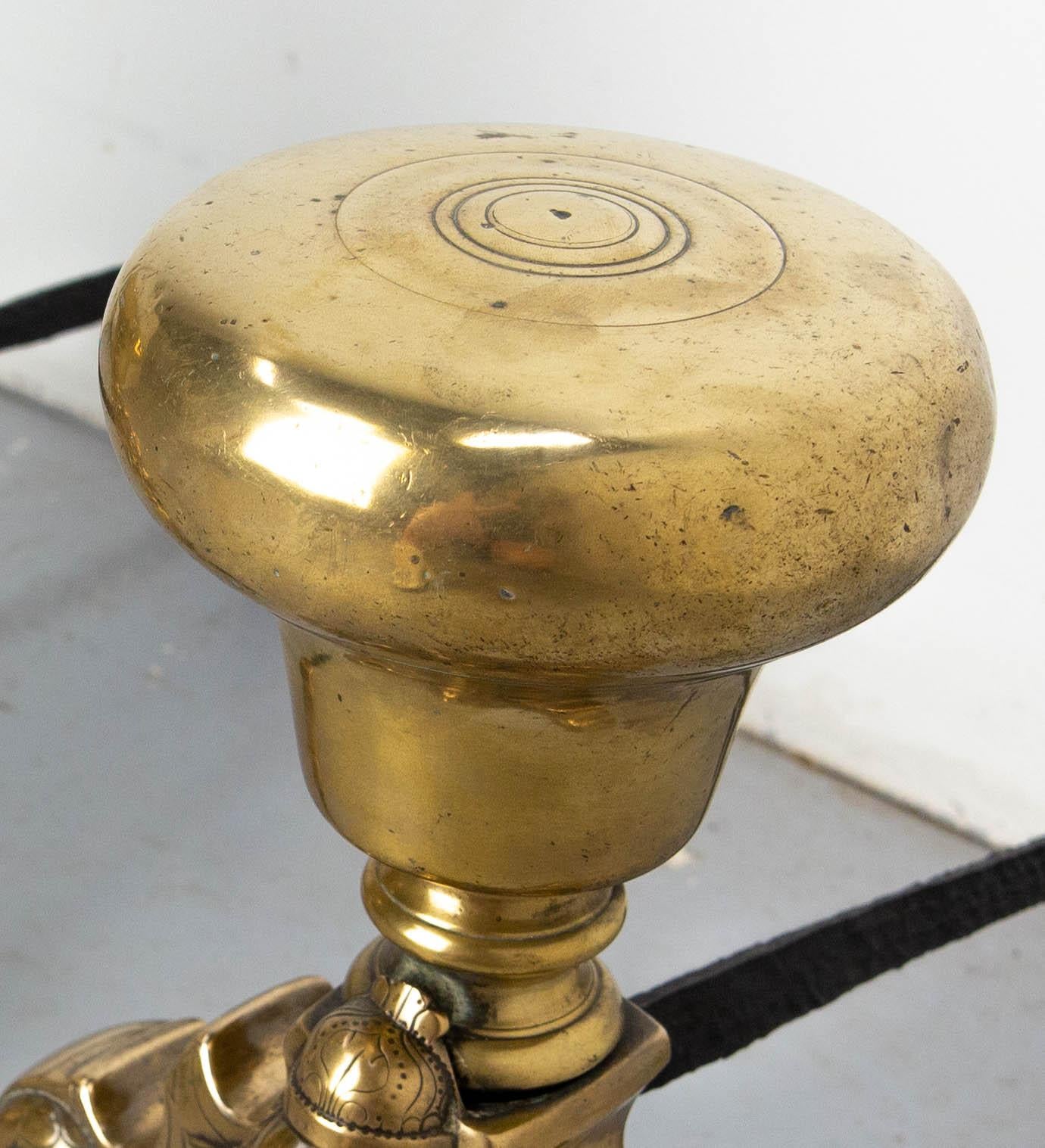 Coppia di Androni in ferro battuto Luigi XV Sirenes, Francia, XVIII secolo in vendita 4