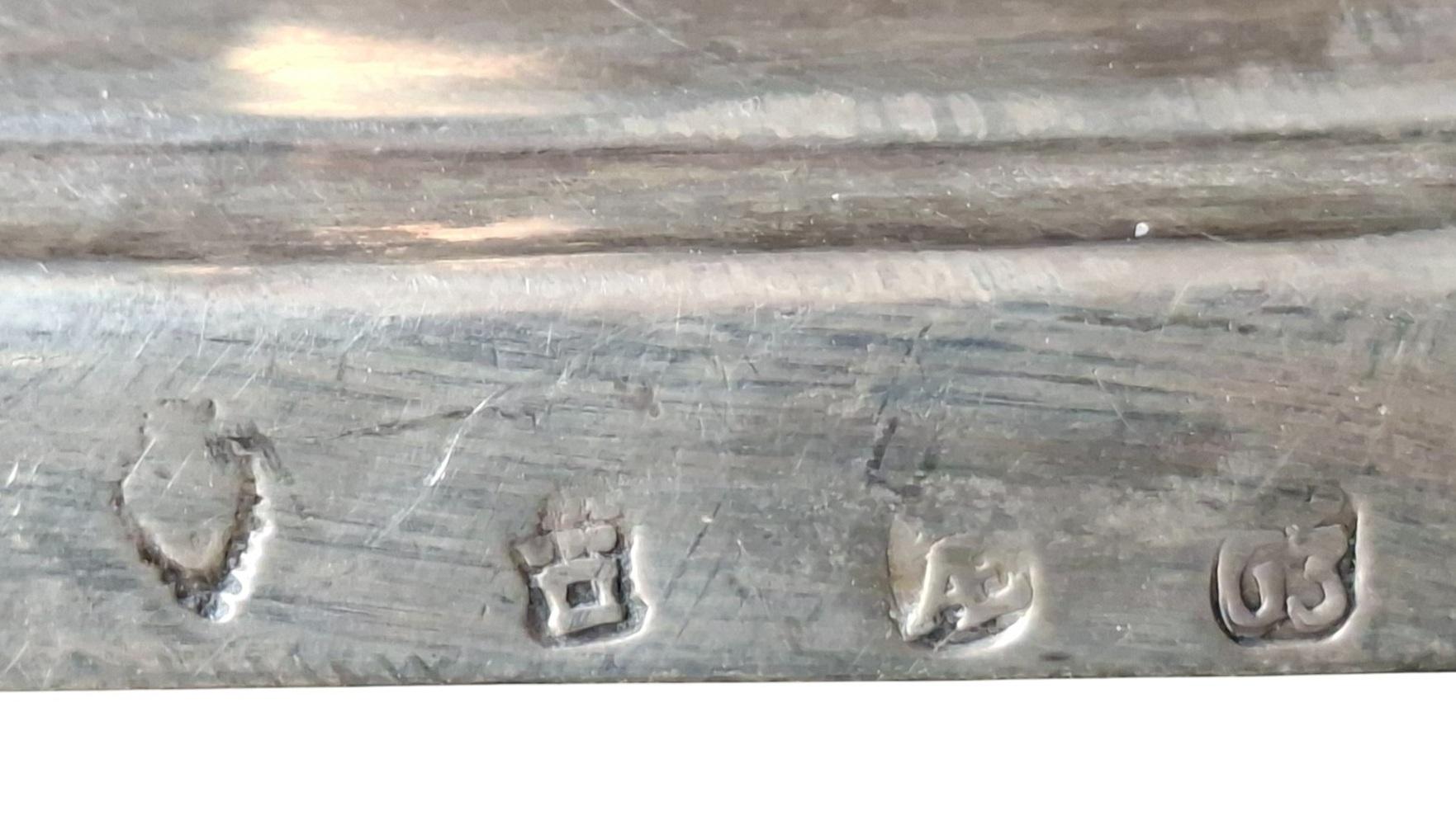 Paar Louis XV Kandelaber aus massivem Silber, Lyon 1763 - Antoine Esprit im Angebot 1