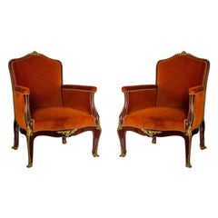 Pair of Louis XV Style Armchairs
