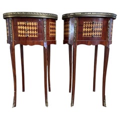 Pair of Louis XV style bedside tables - Transition